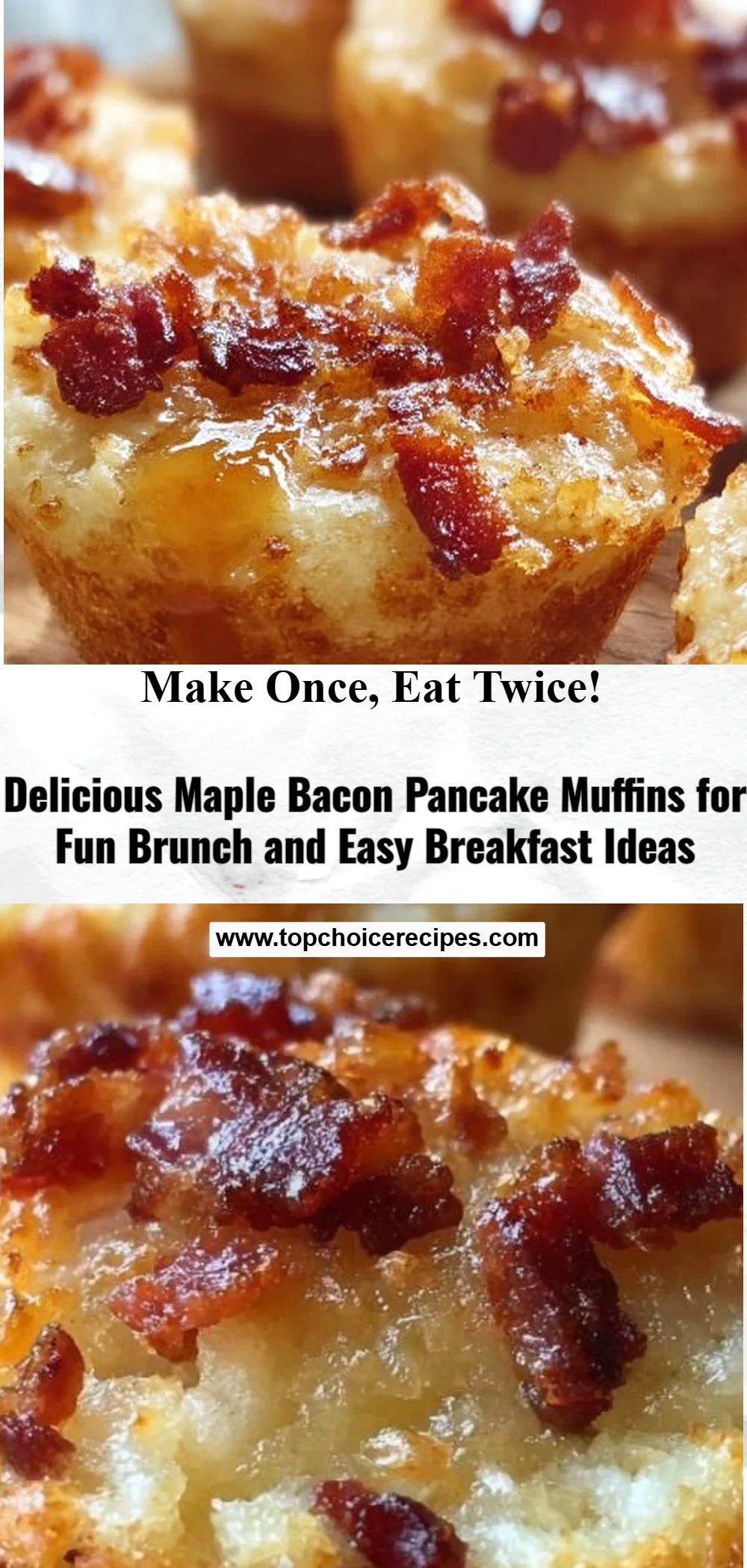 Maple Bacon Pancake Muffins