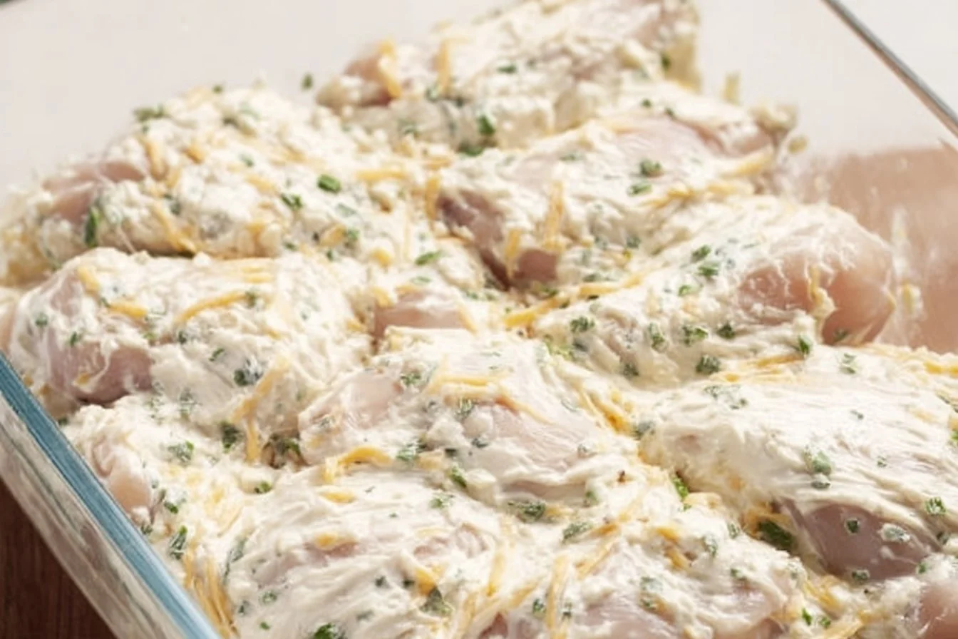 Million Dollar Baked Chicken Breast 5 Delicious Million Dollar Baked Chicken Breast garnished and ready to serve