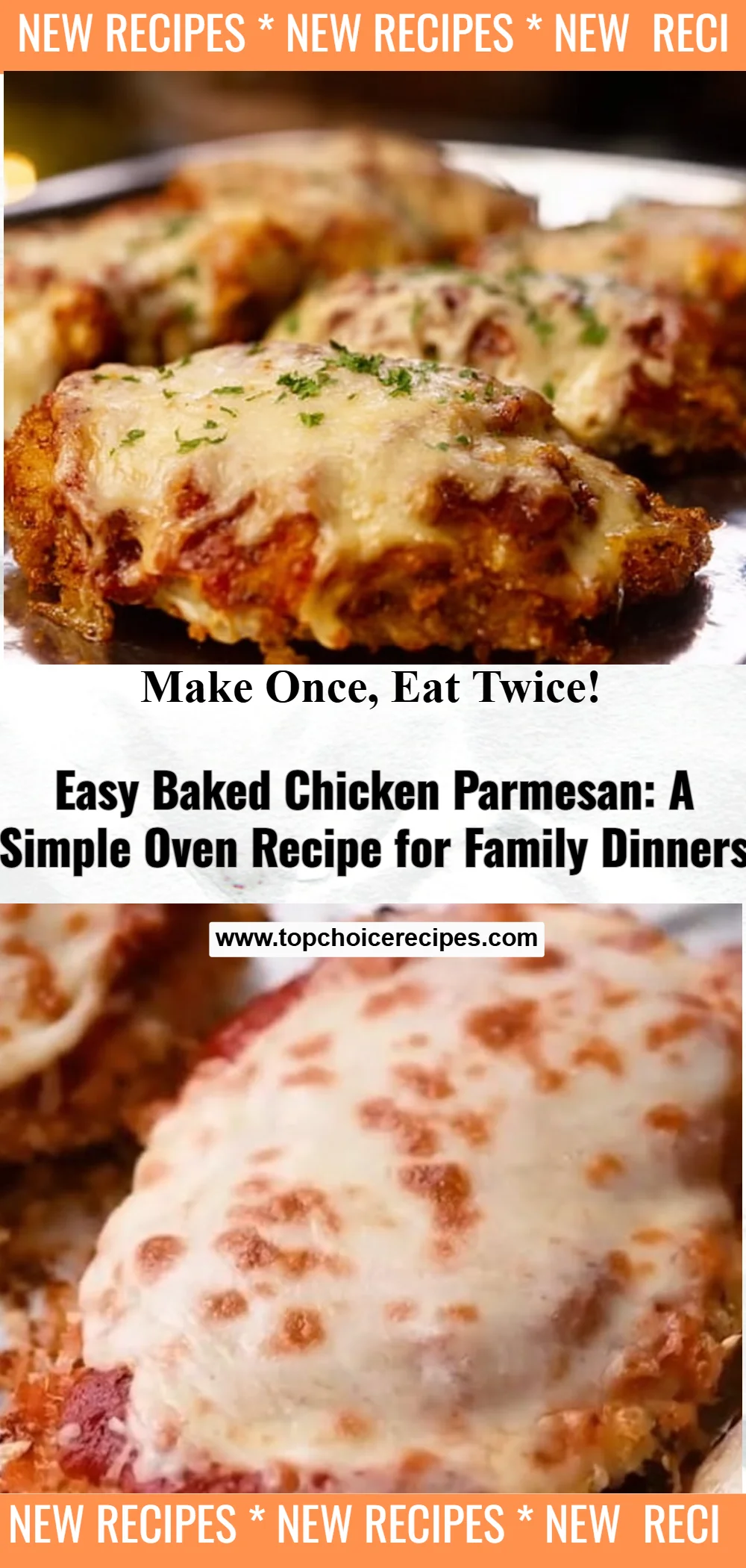 Oven Baked Chicken Parmesan 5 Oven Baked Chicken Parmesan