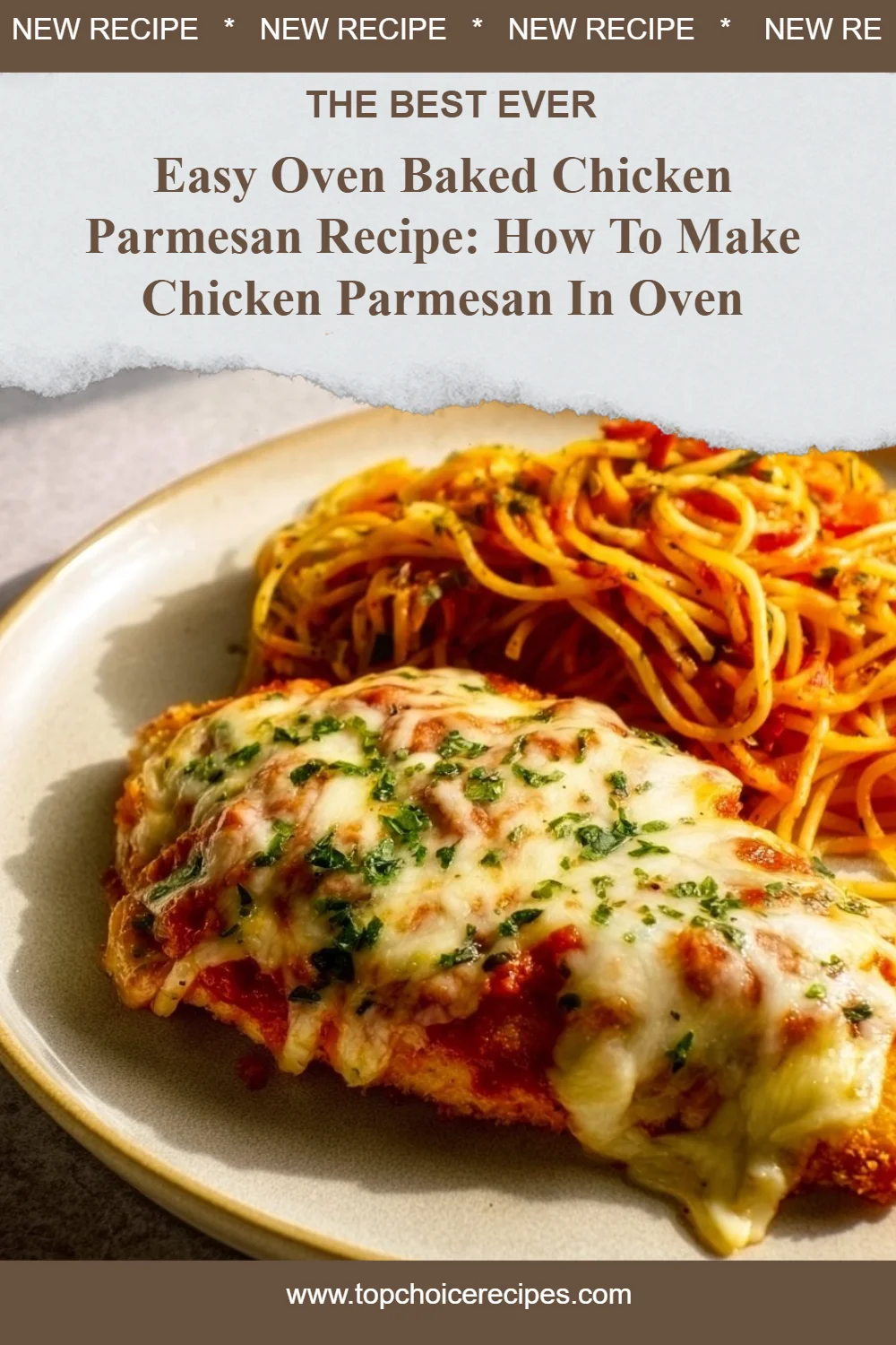 Oven Baked Chicken Parmesan 6 Oven Baked Chicken Parmesan