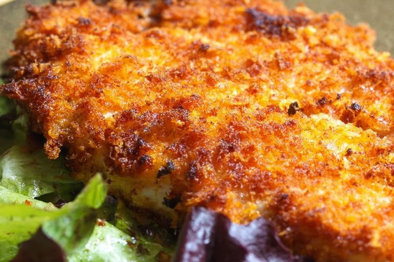 Parmesan Crusted Chicken Cutlets