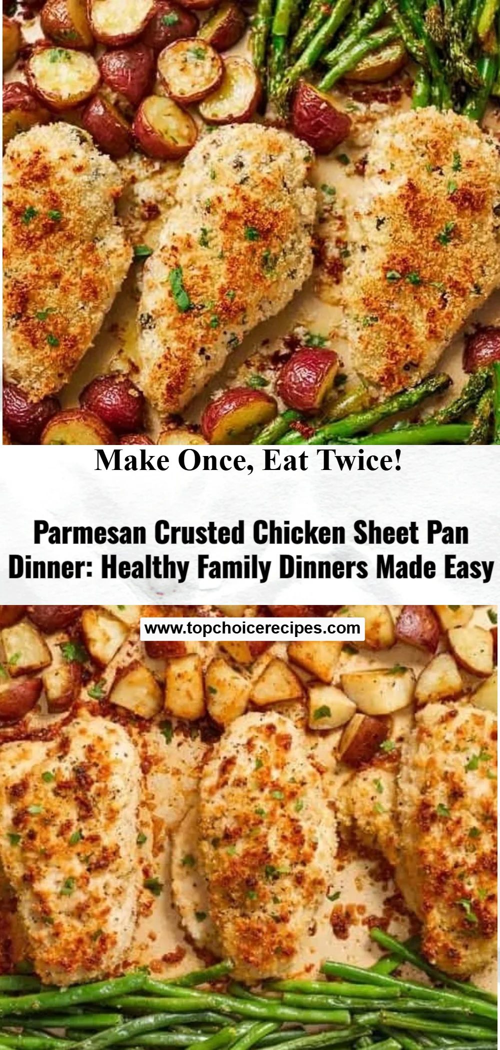 Parmesan Crusted Chicken Sheet Pan Dinner 6 Parmesan Crusted Chicken Sheet Pan Dinner