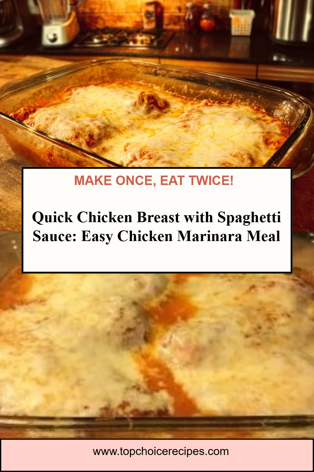 Quick Chicken with Spaghetti Sauce 5 Quick Chicken with Spaghetti Sauce