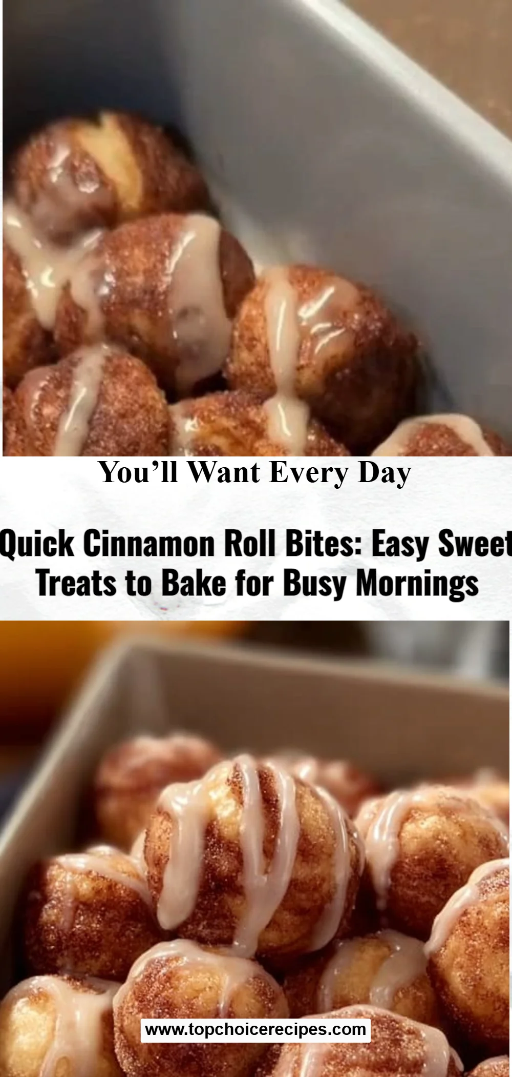 Quick Cinnamon Roll Bites 6 Quick Cinnamon Roll Bites