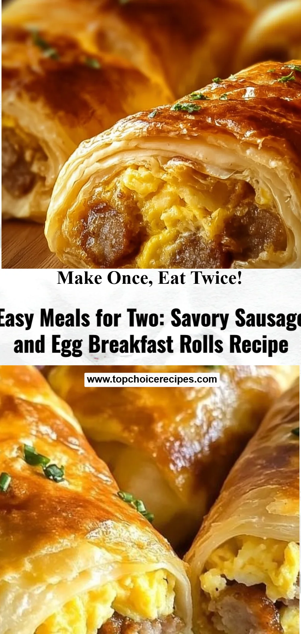 Sausage and Egg Breakfast Rolls
