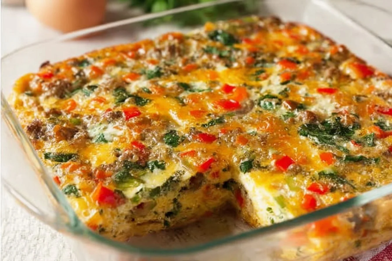 Sausage and Egg Whole30 Breakfast Casserole