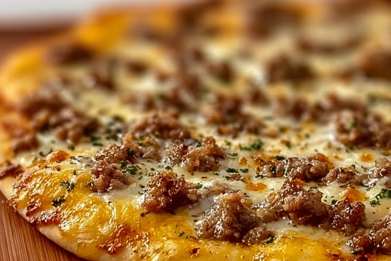 Sausage Gravy Breakfast Pizza