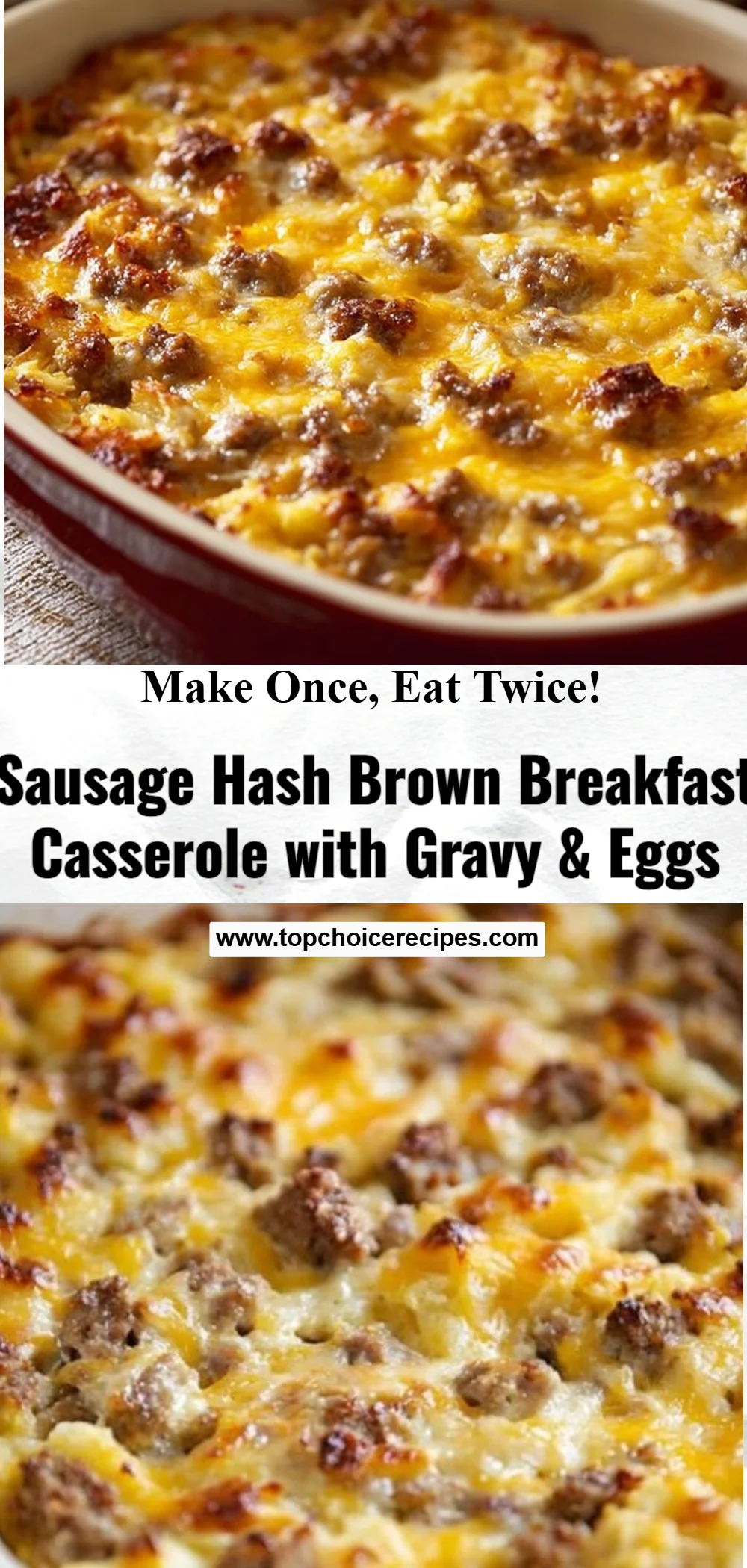 Sausage Hash Brown Breakfast Casserole 6 Sausage Hash Brown Breakfast Casserole