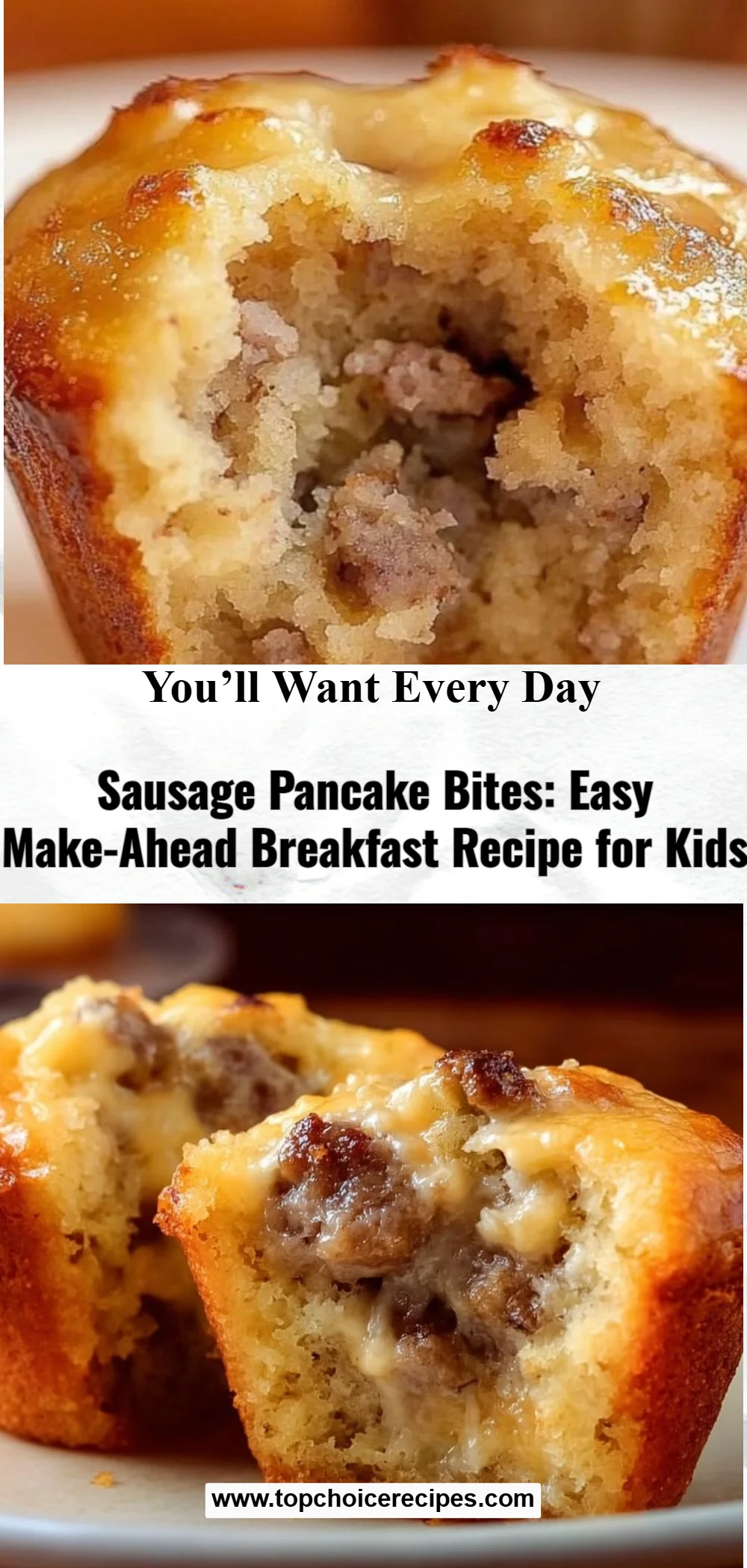 Sausage Pancake Bites