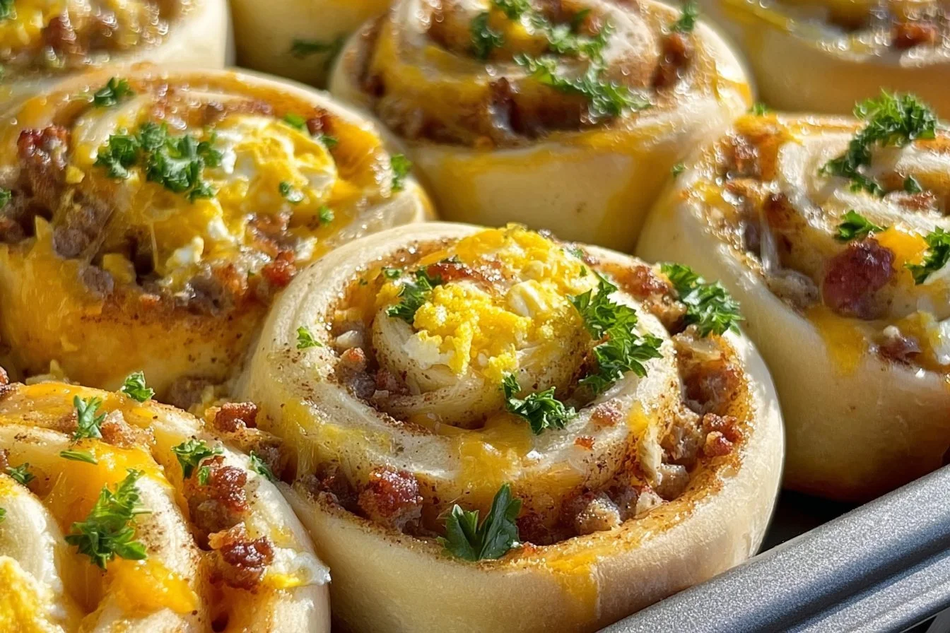 Savory Breakfast Rolls 6 Savory Breakfast Rolls