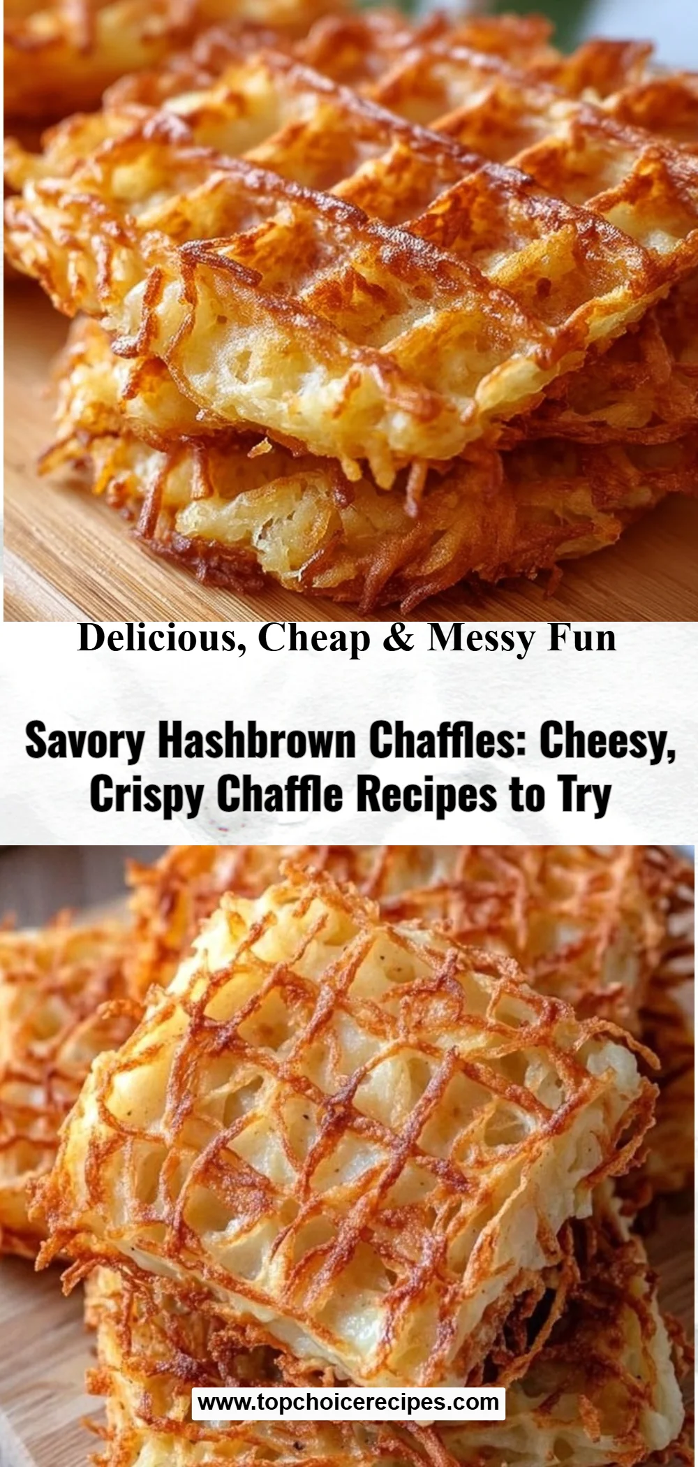 Savory Hashbrown Chaffles