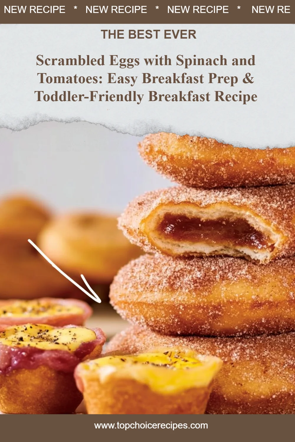 Scrambled Eggs with Spinach and Tomatoes