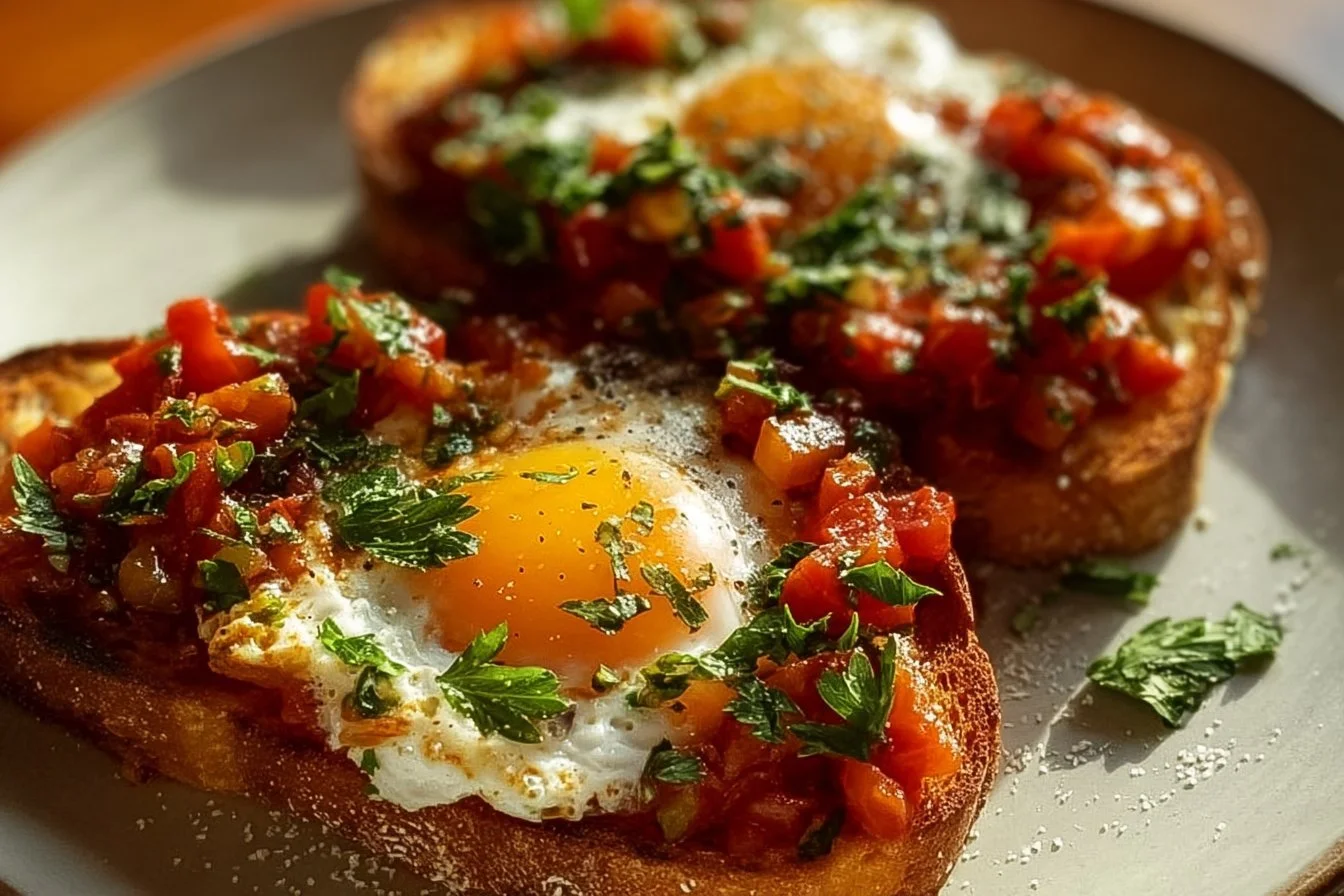 Shakshouka Toast 6 Shakshouka Toast