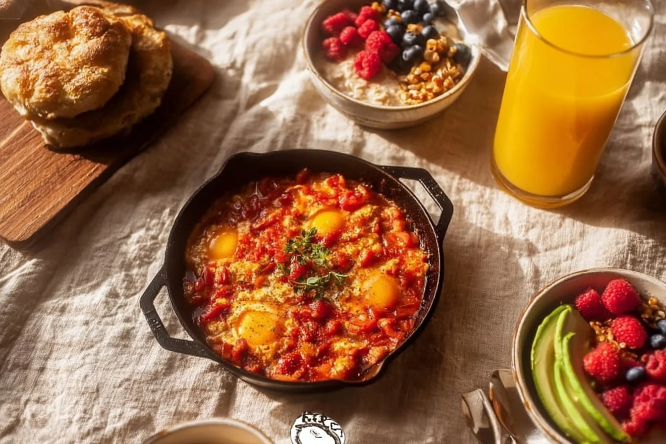 Home 25 Shakshuka with Avocado Toast