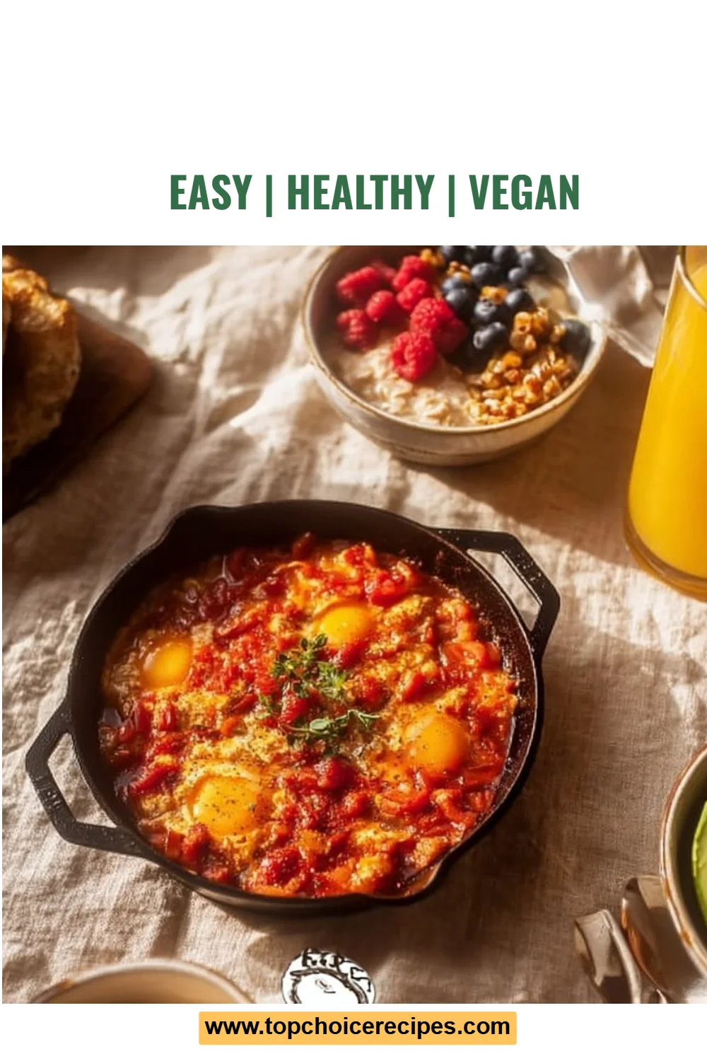 Shakshuka with Avocado Toast