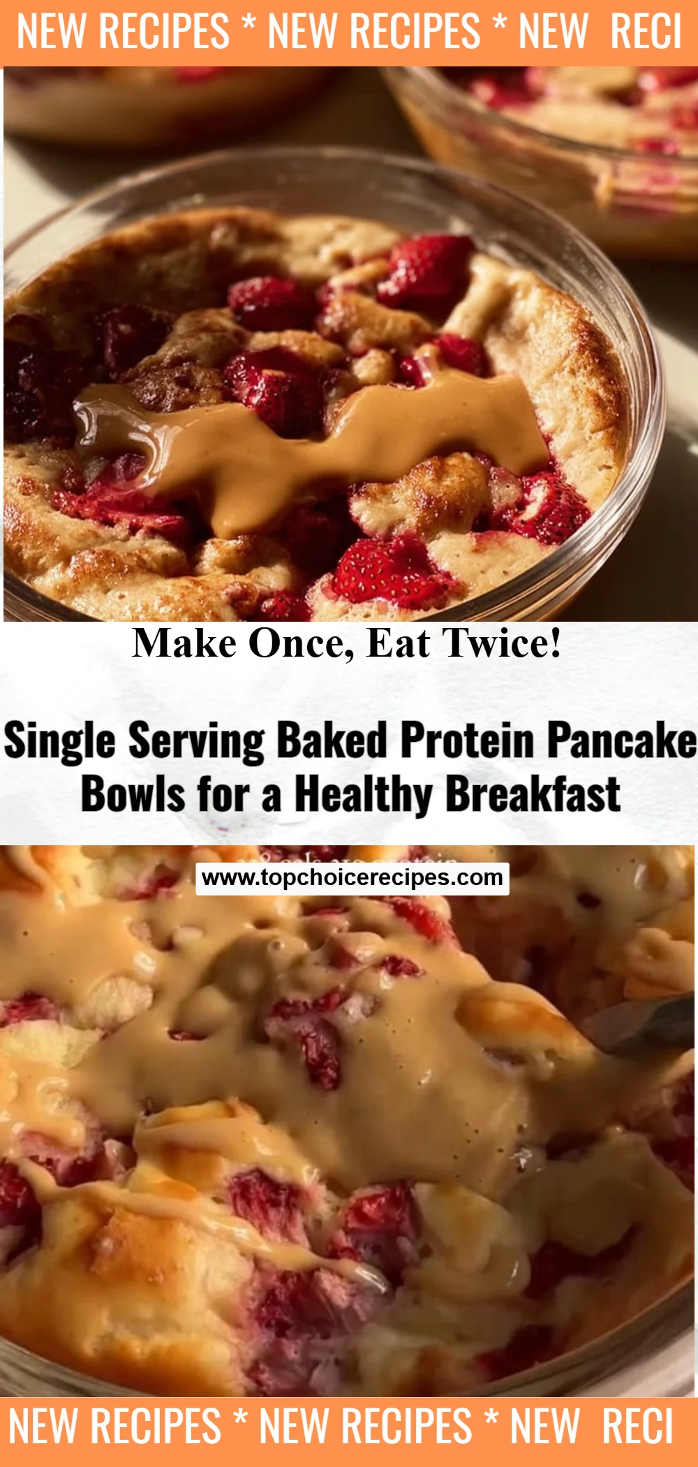 Single Serving Fluffy Baked Protein Pancake Bowls 6 Single Serving Fluffy Baked Protein Pancake Bowls