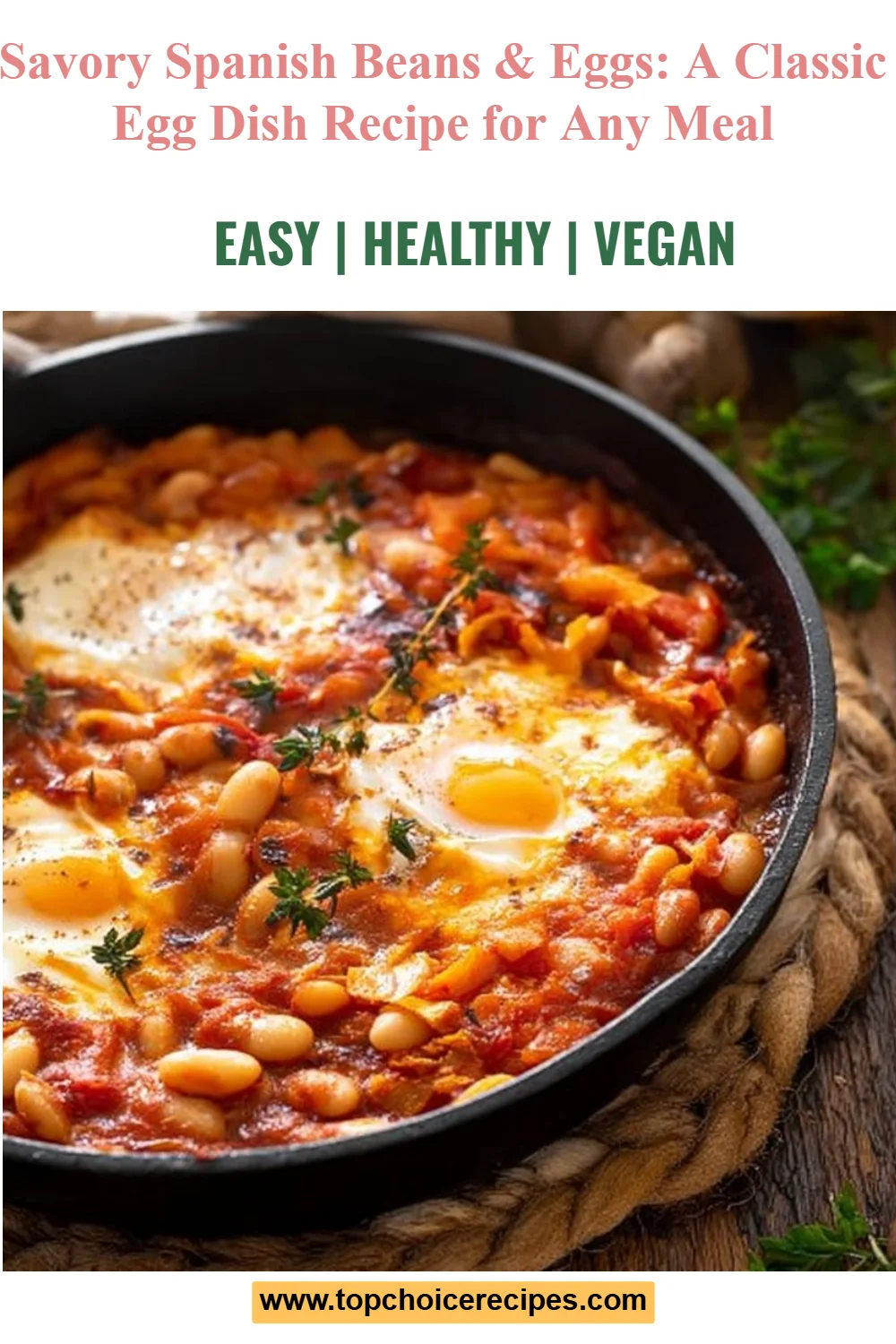 Spanish Beans & Eggs