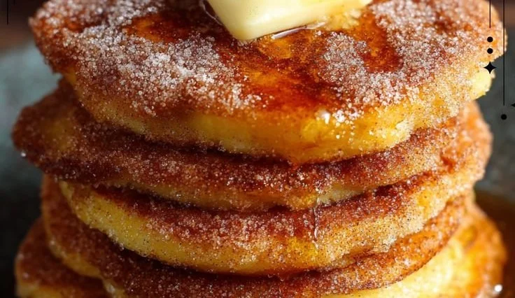 Spanish Churro-Inspired Pancakes