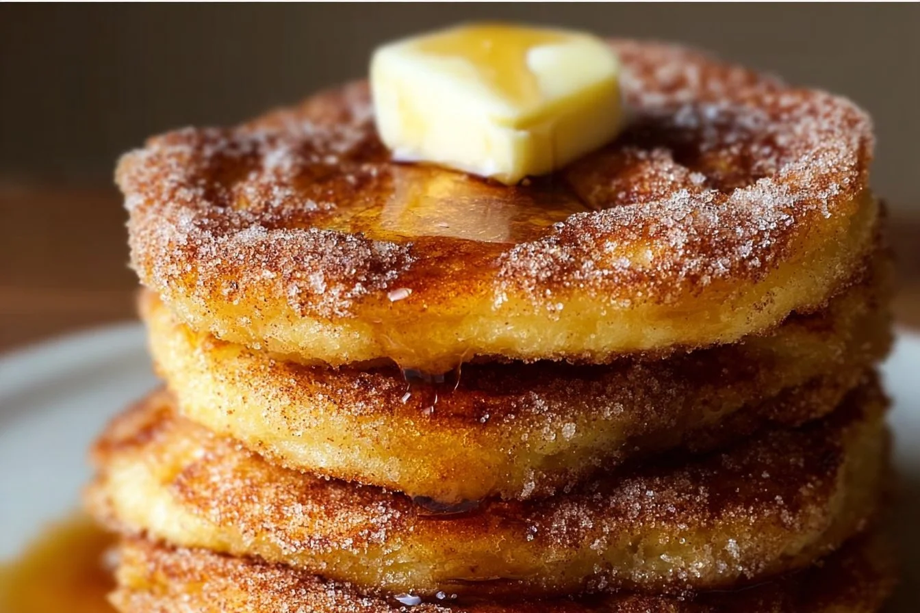 Spanish Churro-Inspired Pancakes
