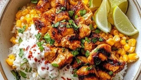 Street Corn Chicken Rice Bowl 5 Street Corn Chicken Rice Bowl