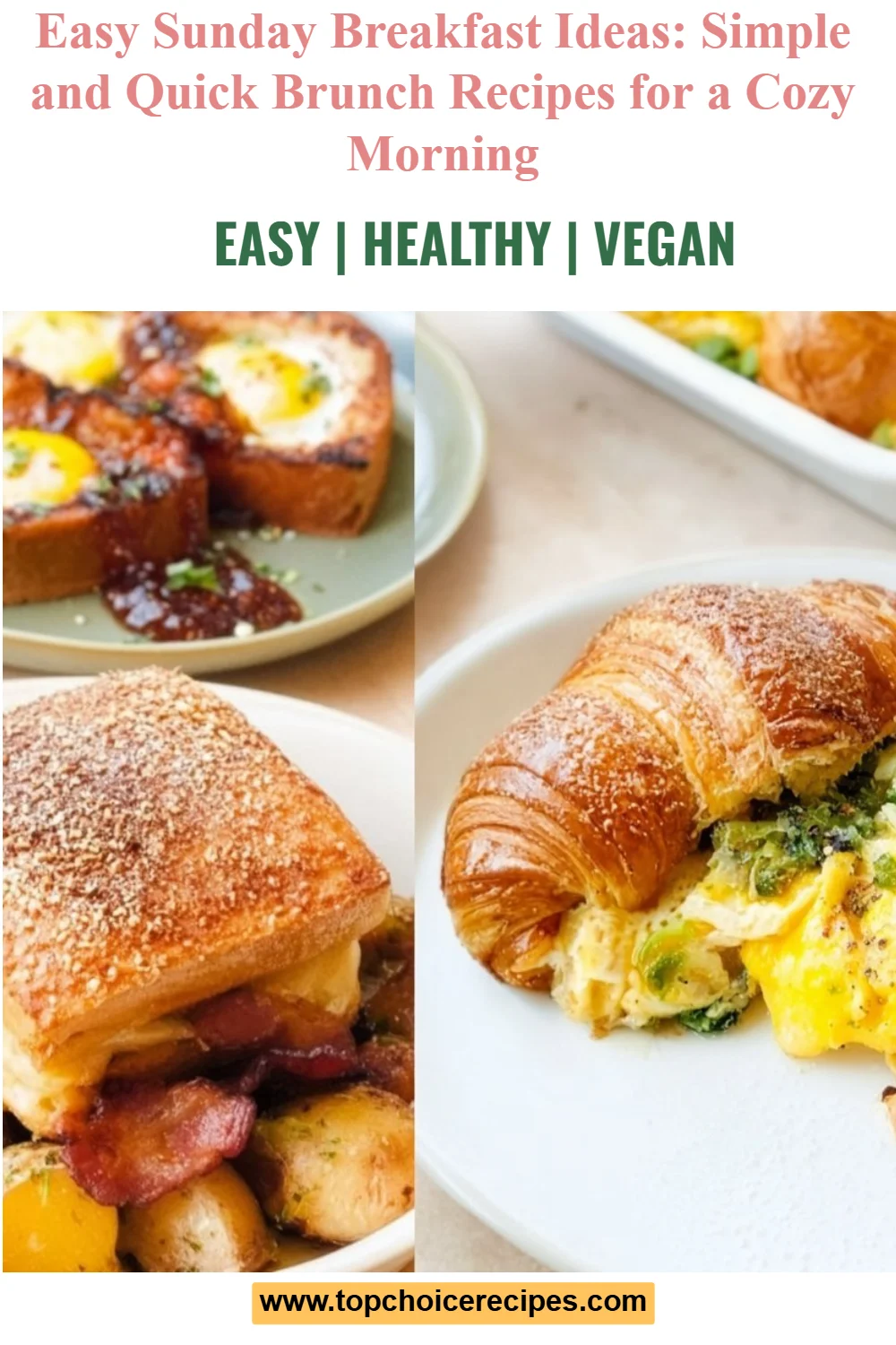 Sunday Breakfast Ideas