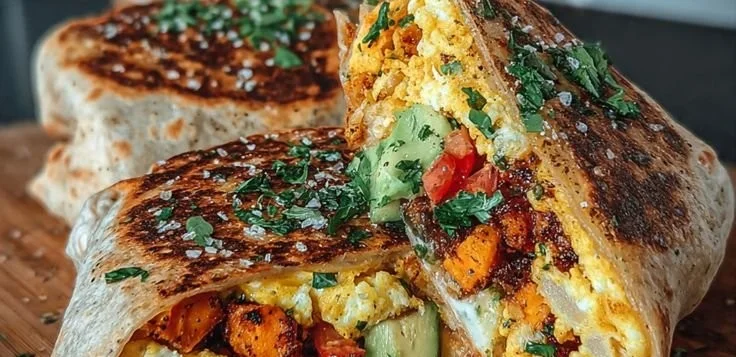 Sweet Potato Breakfast Burritos 5 Sweet Potato Breakfast Burritos