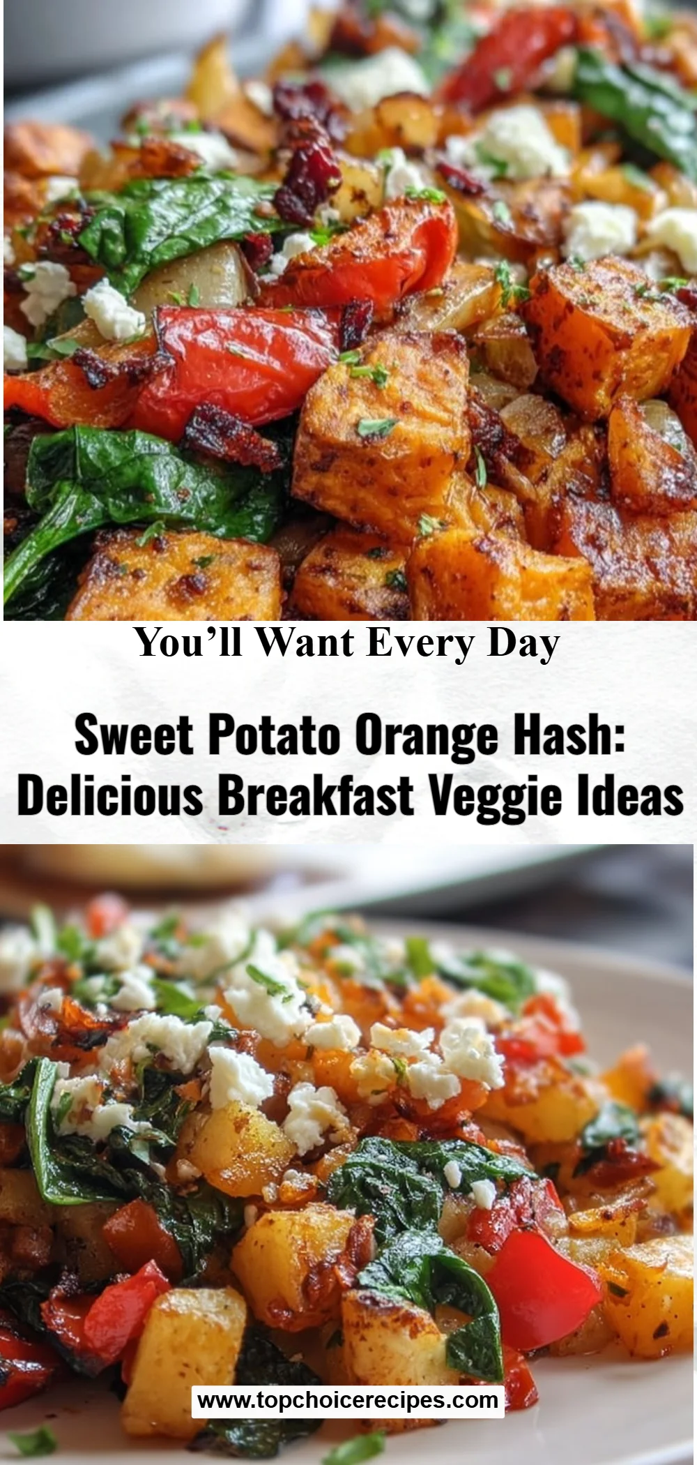 Sweet Potato Orange Hash
