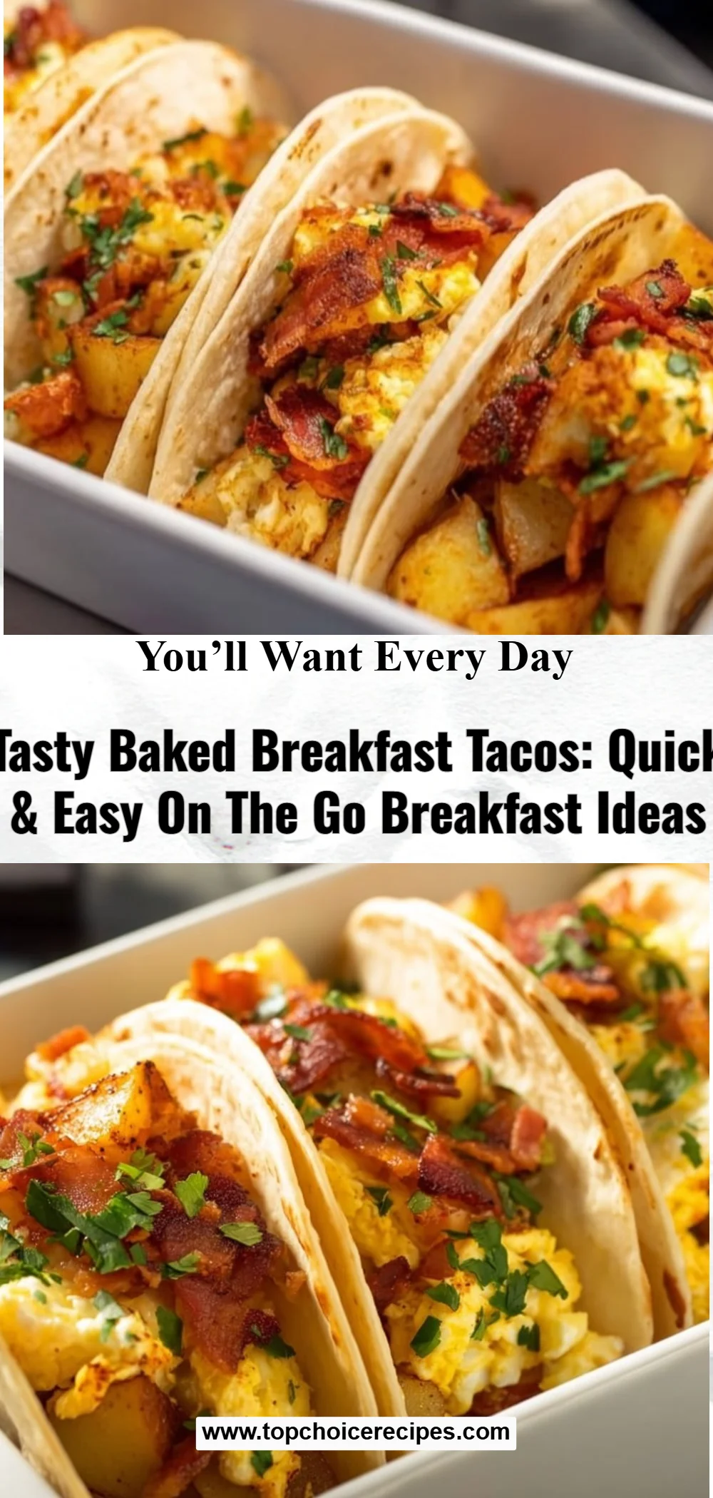 Tasty Baked Breakfast Tacos