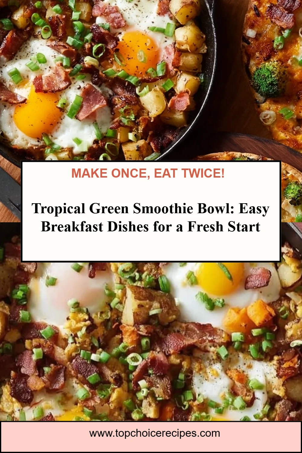 Tropical Green Smoothie Bowl