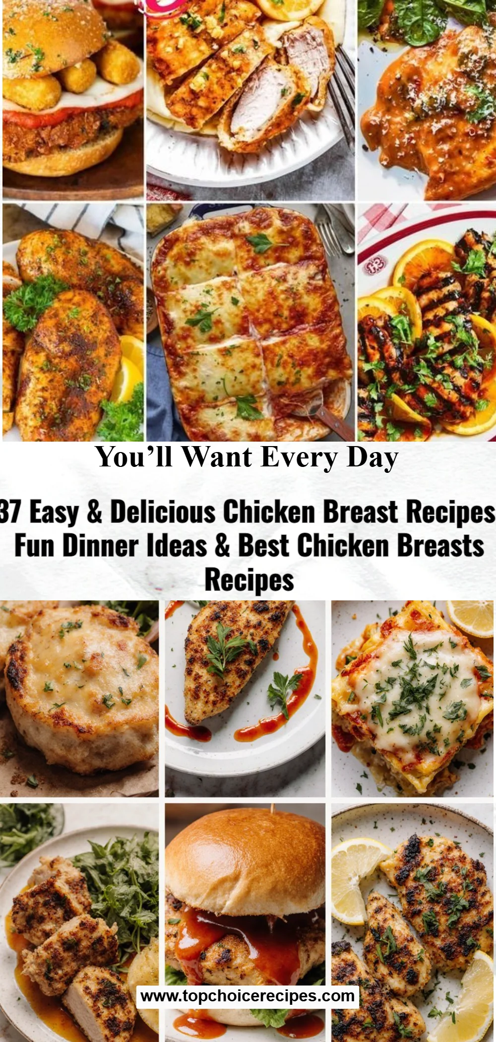 37 Easy & Delicious Chicken Breast Recipes
