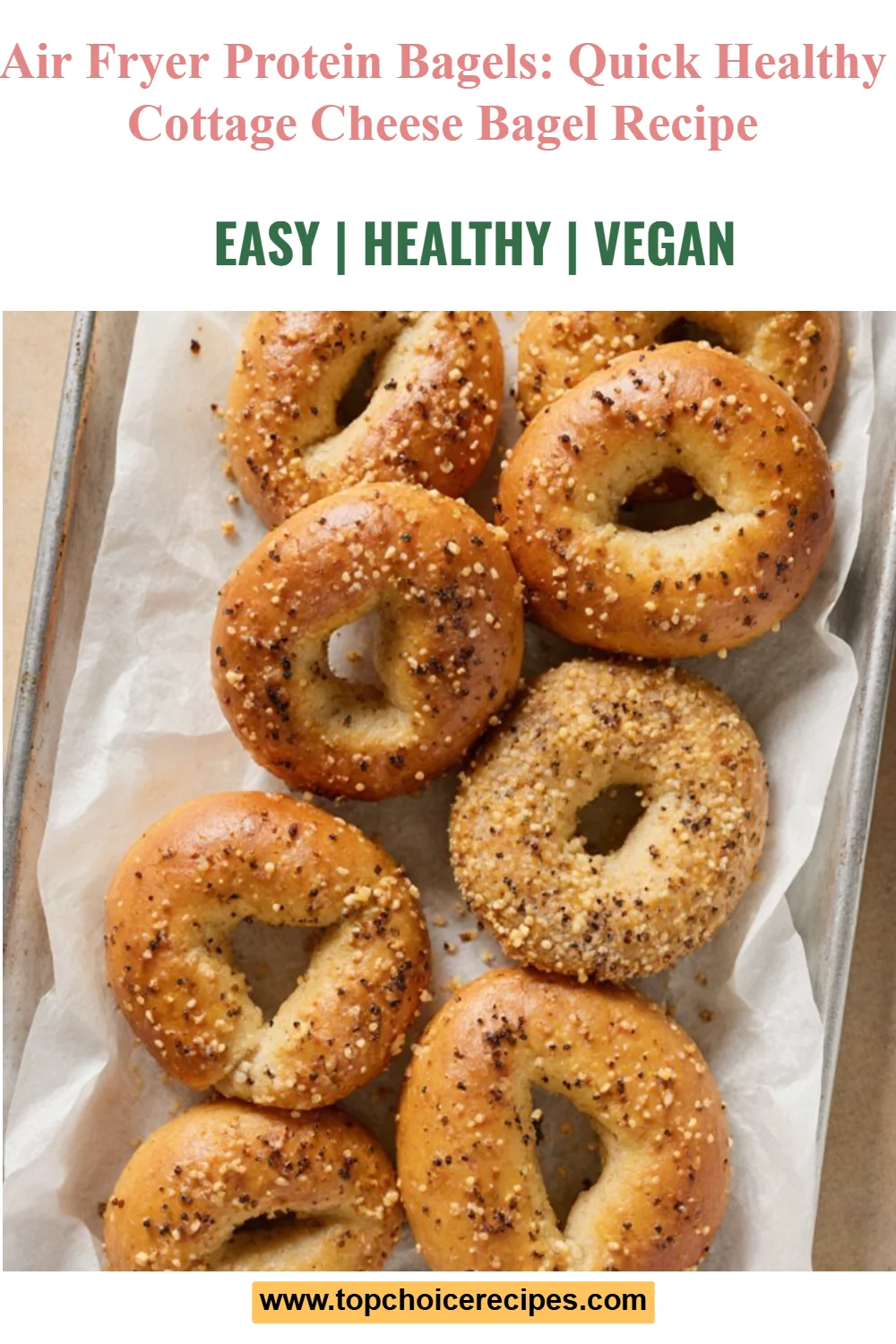 Air Fryer Protein Bagels 5 Air Fryer Protein Bagels