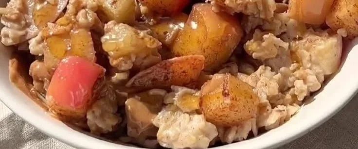 Apple Cinnamon Oatmeal Bowl 8 Apple Cinnamon Oatmeal Bowl