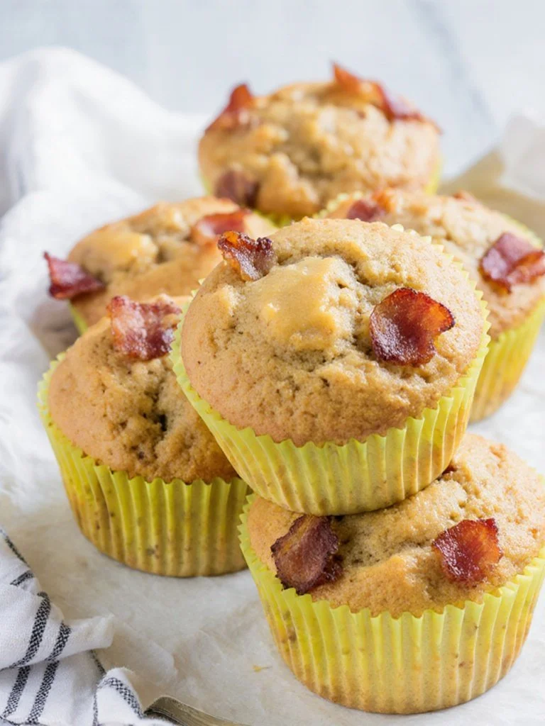 Bacon Cheddar Breakfast Muffins 5 Bacon Cheddar Breakfast Muffins