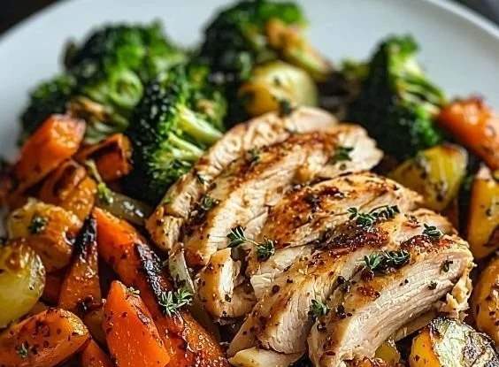 Baked Chicken Breast with Vegetables 5 Baked Chicken Breast with Vegetables