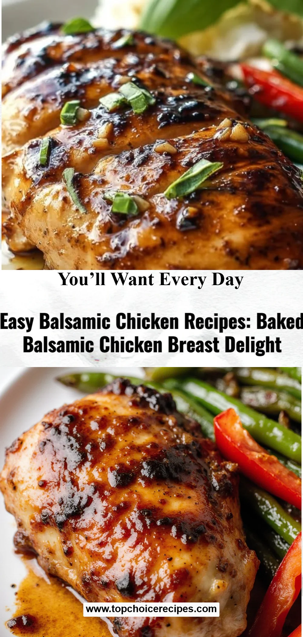 Balsamic Baked Chicken Breast