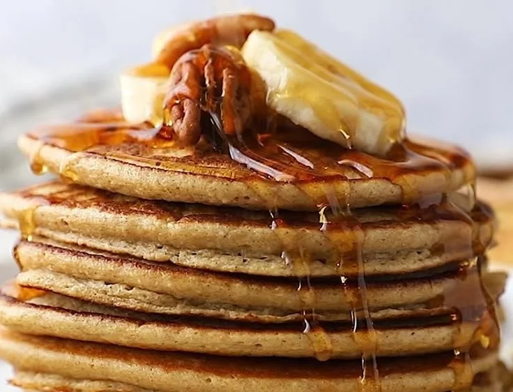 Banana Oatmeal Pancakes 8 Banana Oatmeal Pancakes