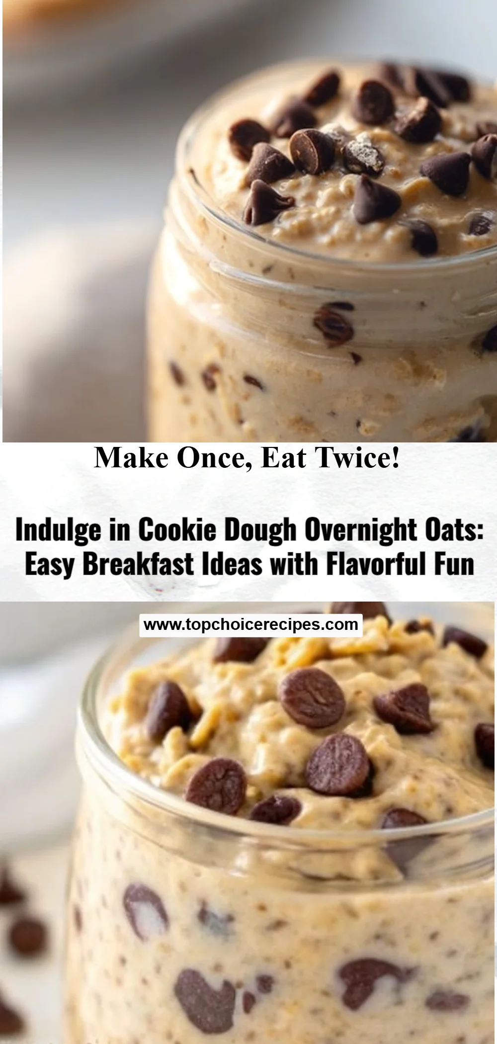 Cookie Dough Overnight Oats