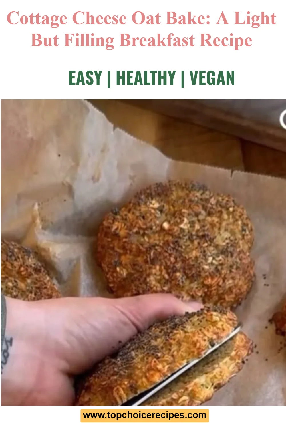 Cottage Cheese Oat Bake