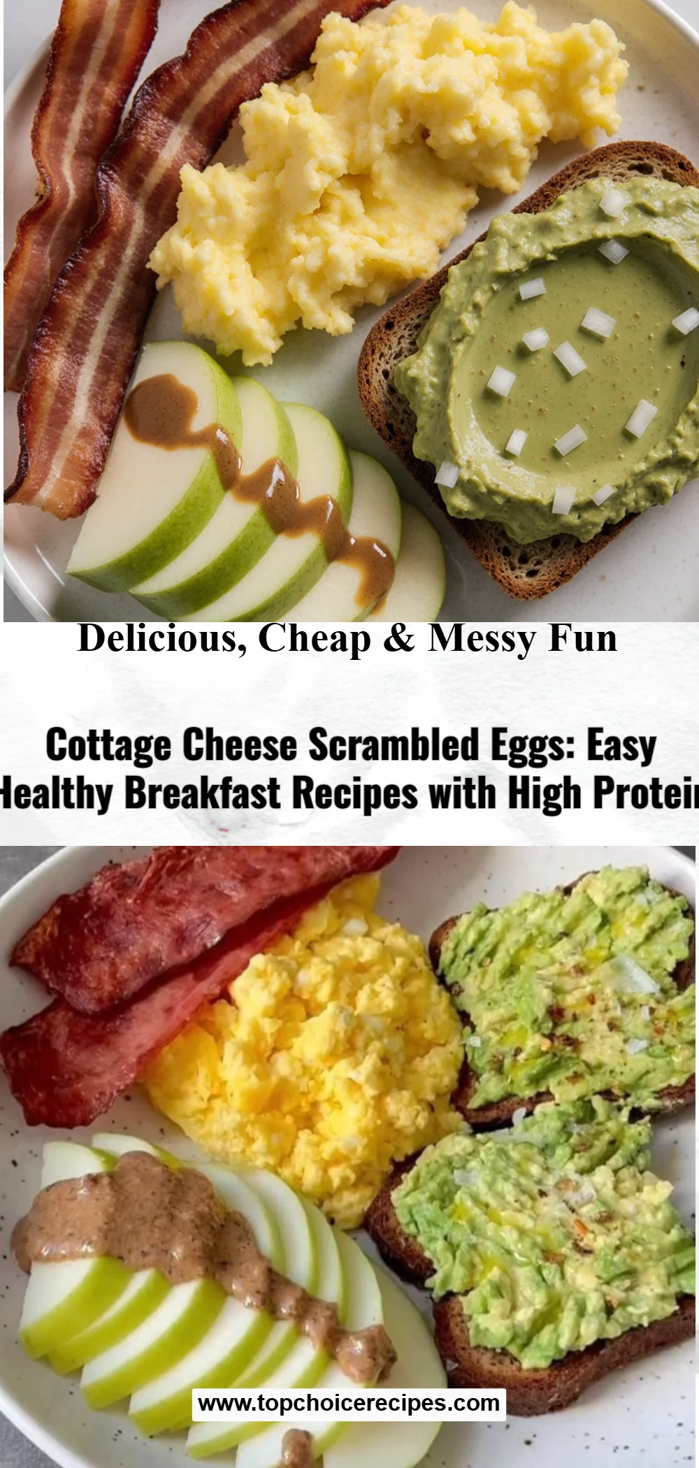Cottage Cheese Scrambled Eggs