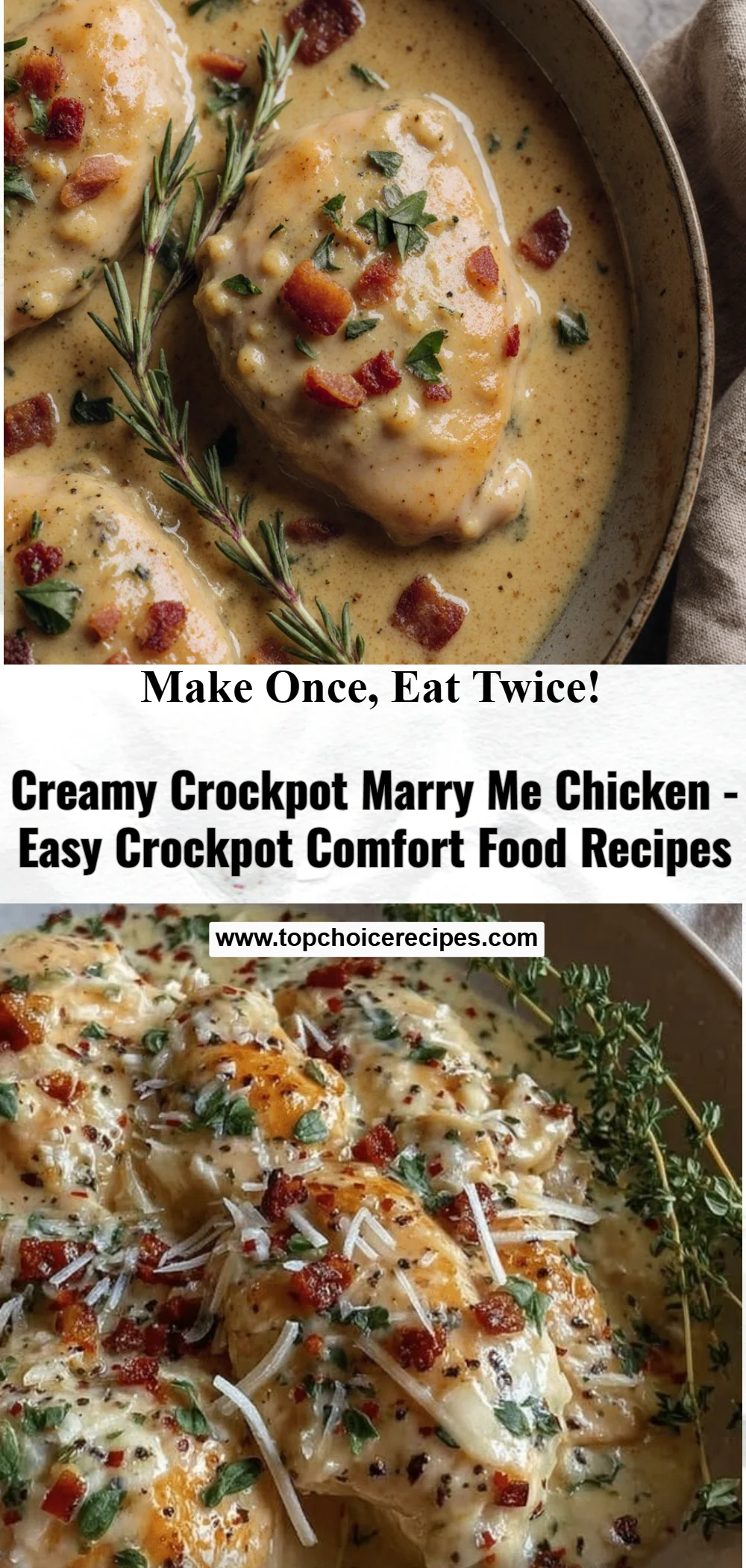 Creamy Crockpot Marry Me Chicken 5 Creamy Crockpot Marry Me Chicken