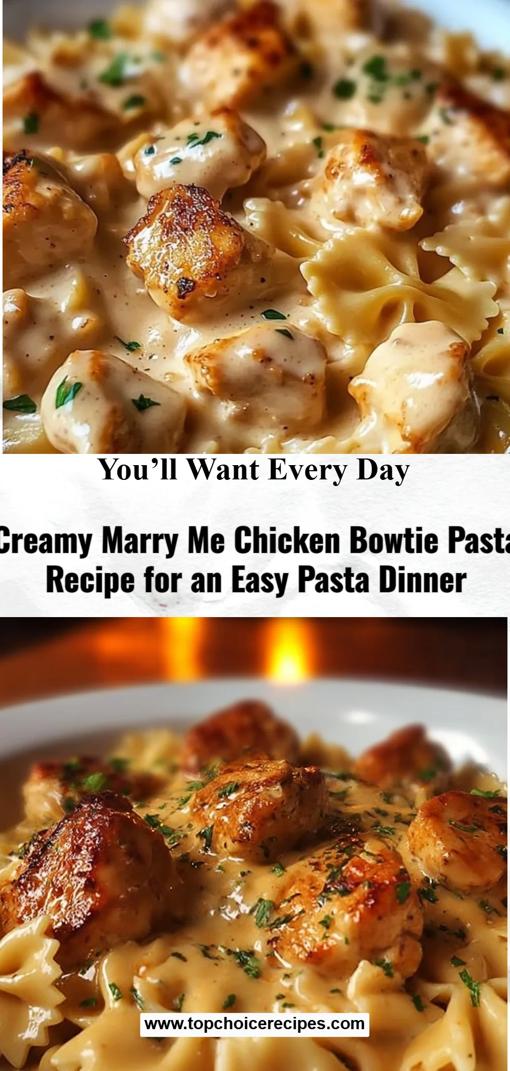 Creamy Marry Me Chicken Bowtie Pasta 5 Creamy Marry Me Chicken Bowtie Pasta