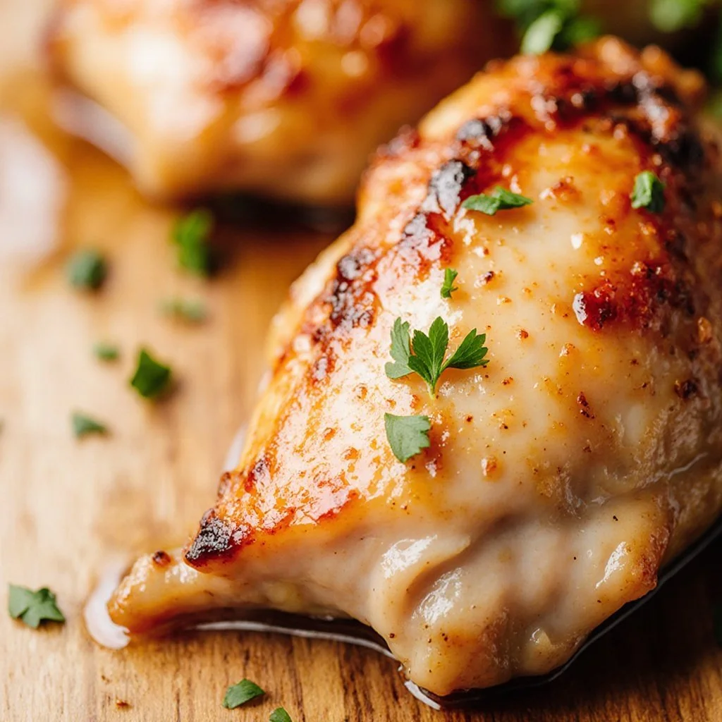 Crispy Roasted Bone-In Chicken Breast 6 Crispy Roasted Bone-In Chicken Breast