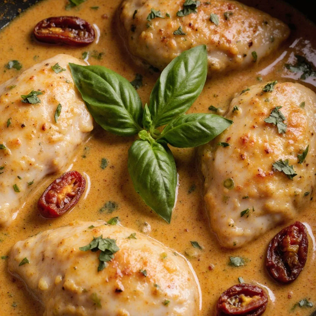 Delicious Crockpot Marry Me Chicken ready to serve