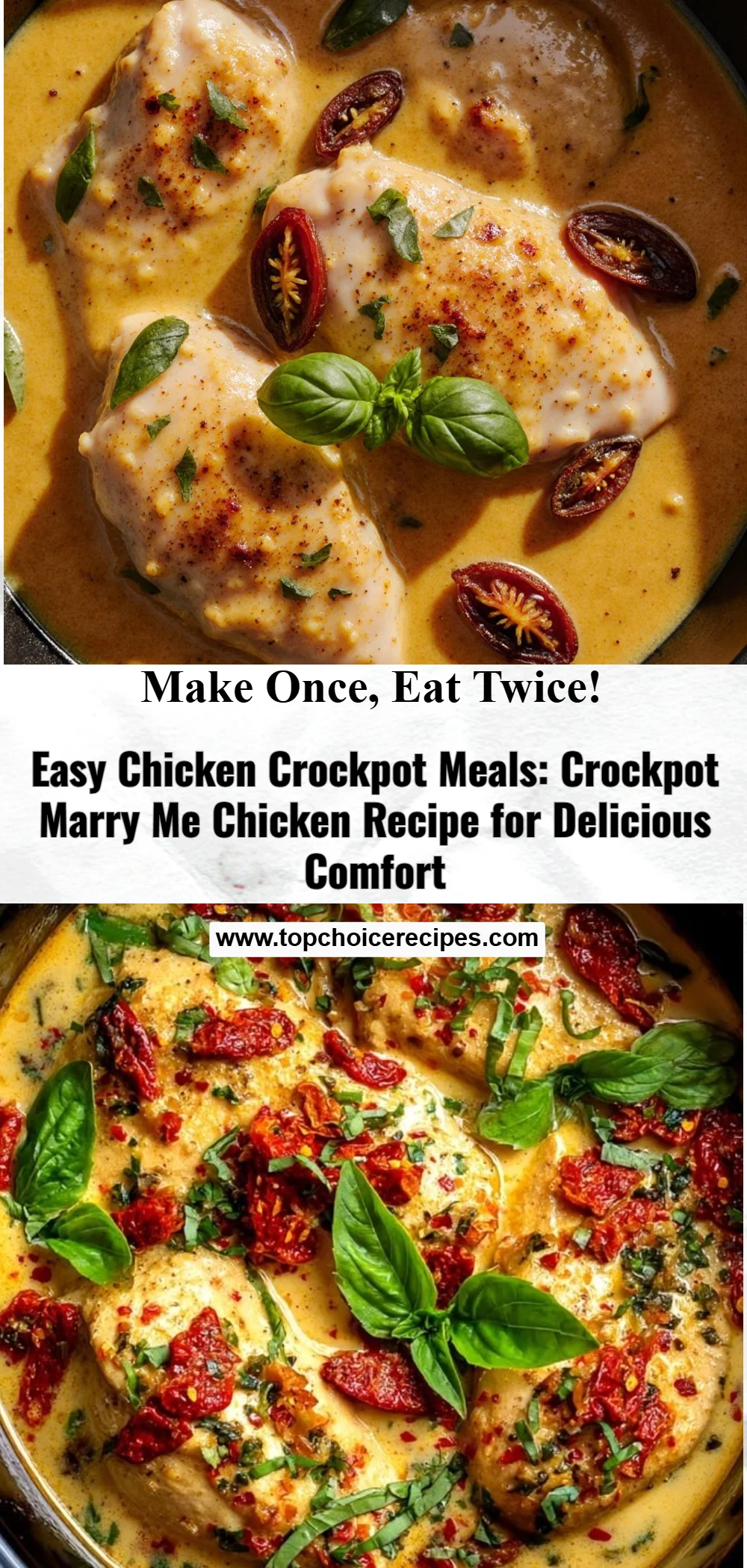 Crockpot Marry Me Chicken