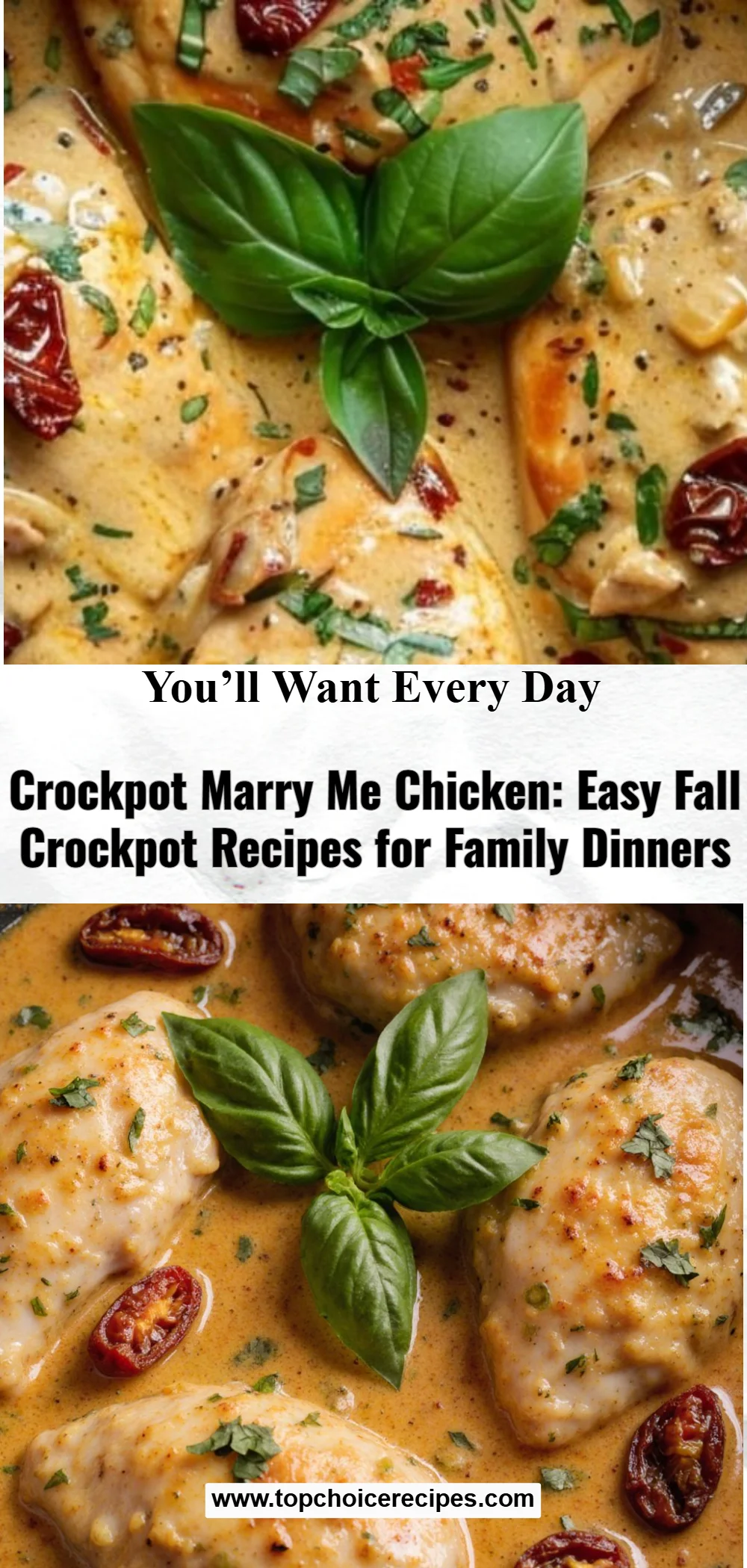 Crockpot Marry Me Chicken