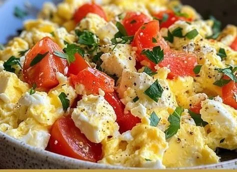 Deliciously Flavorful & Healthy Mediterranean Scrambled Eggs 5 Deliciously Flavorful & Healthy Mediterranean Scrambled Eggs