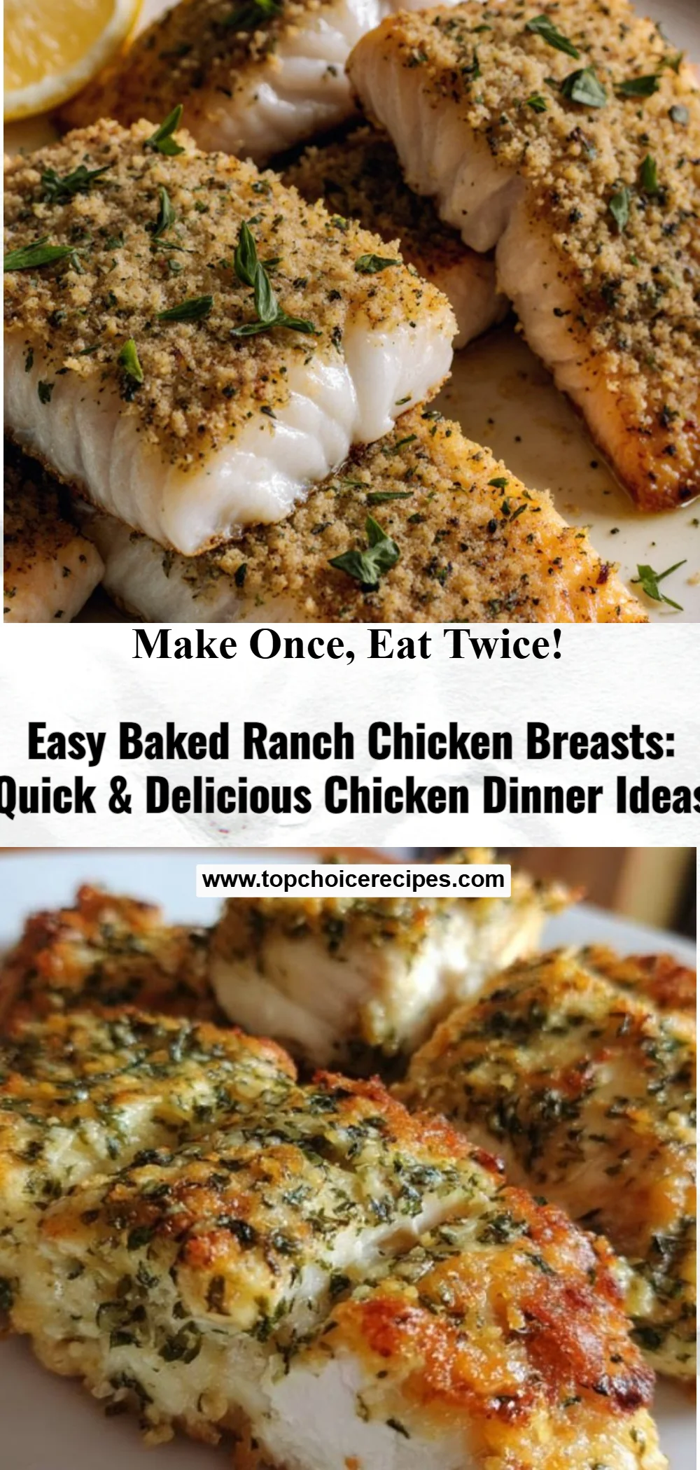 Easy Baked Ranch Chicken Breasts 5 Easy Baked Ranch Chicken Breasts