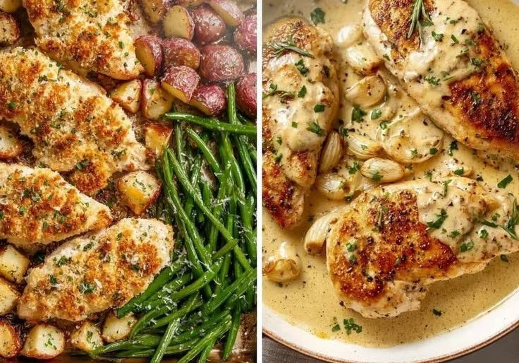 Easy Creamy Chicken Dinner