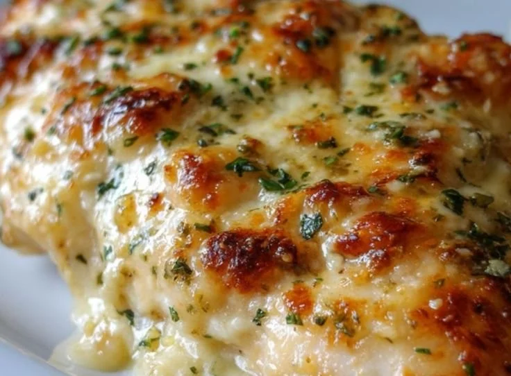 Easy Garlic Parmesan Chicken Bake