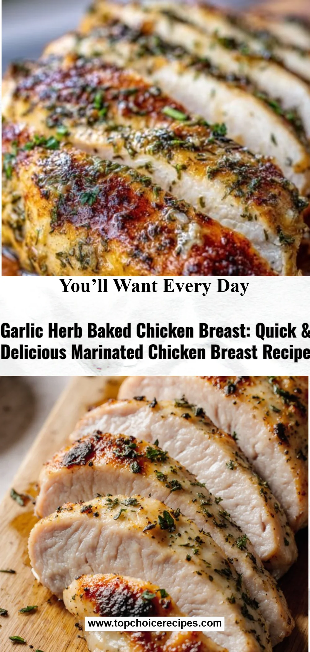 Garlic Herb Chicken Breast 5 Garlic Herb Chicken Breast